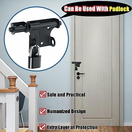 Alise 4 Inch Black Stainless Steel Gate Latch