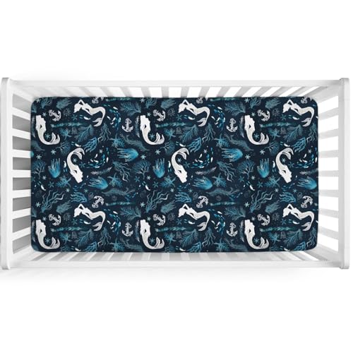 Hwmmbh Undersea Mermaids Crib Sheet 52x28