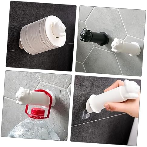 QUMIIRITY Cat Toilet Paper Holder Wall Mounted