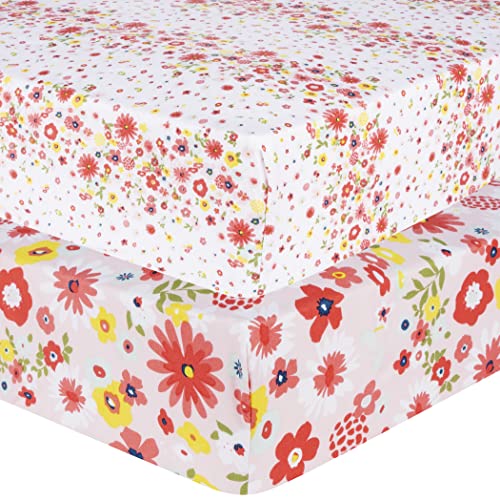 Sammy Lou Floral Sprinkles 2-Pack Crib Sheets