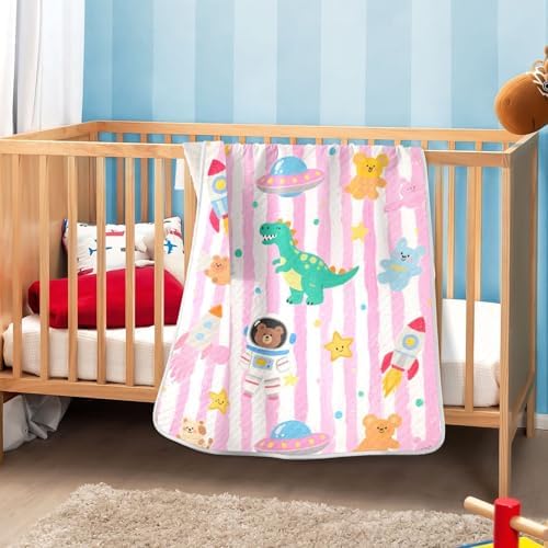 Sanluoli Personalized Baby Name Blanket 30x40in