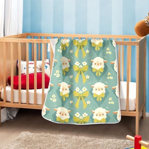 Sanluoli 30x40in Receiving Blanket with Stuffed Animal for Baby