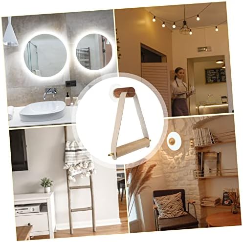 Uonlytech Towel Holder Wall Mount for Roll Paper and Cleaning Supplies 1