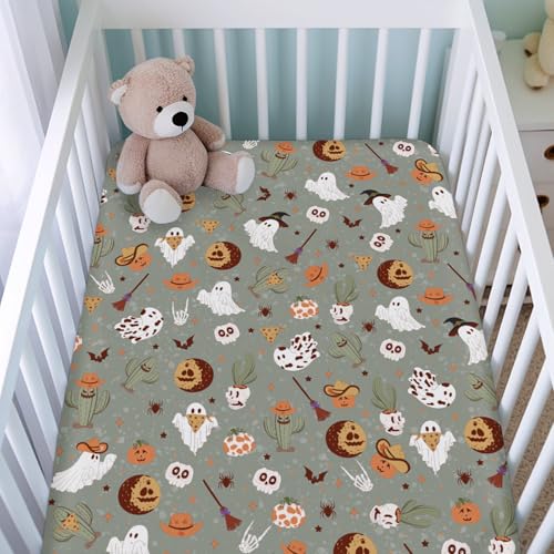 KASTLEE Halloween Cowboy Crib Sheets 52x28