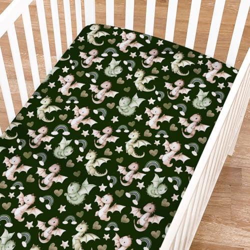 KASTLEE Cute Baby Dragons Crib Sheets 52x28 1