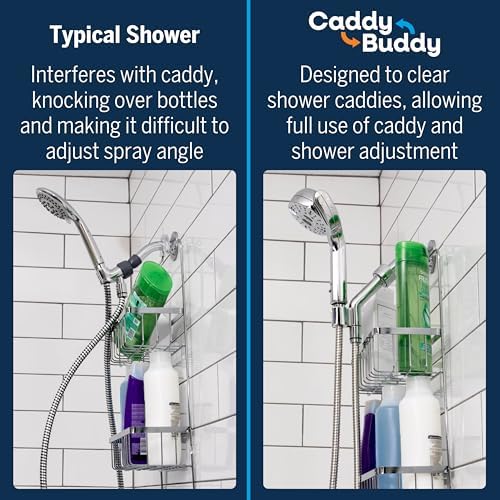 Waterpik Caddy Buddy Handheld Shower Head with High Pressure and 5 Modes