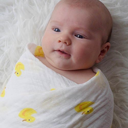 WeeSprout Organic Swaddle Blankets Set of 2