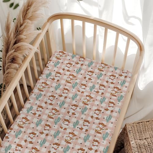 Geese Cowboy Baby Crib Sheets 52x28 Inch