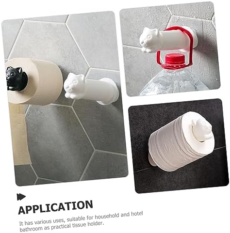 QUMIIRITY Cat Toilet Paper Holder Wall Mounted