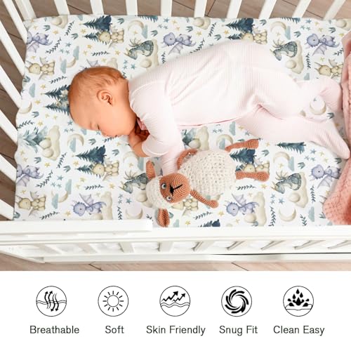 KASTLEE Fairytale Dragons Crib Sheet 52x28 1
