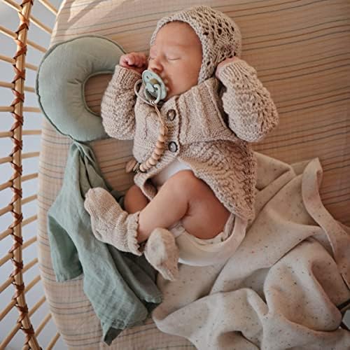 Mushie Moon Security Blanket Organic Muslin Cotton