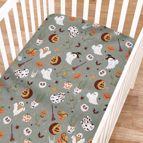 KASTLEE Halloween Cowboy Crib Sheets 52x28