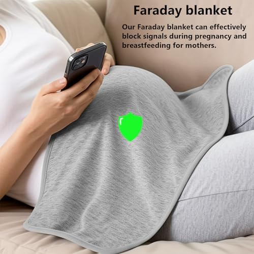 KYJiuLiu Faraday Blanket - 18x20 EMF Protection for Laptop and Phone