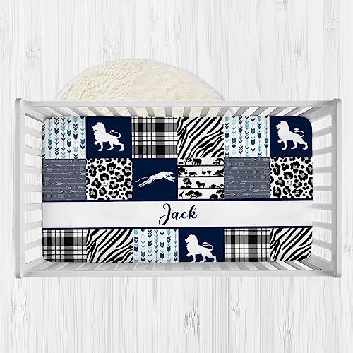 Personalized Baby Crib Sheets for Boys with Name