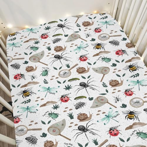 Hunt Baby Crib Sheets for Boy Girl 52x28 Soft Stretchy