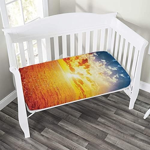 XISUNYA Decorative Crib Sheet 28x52 Microfiber
