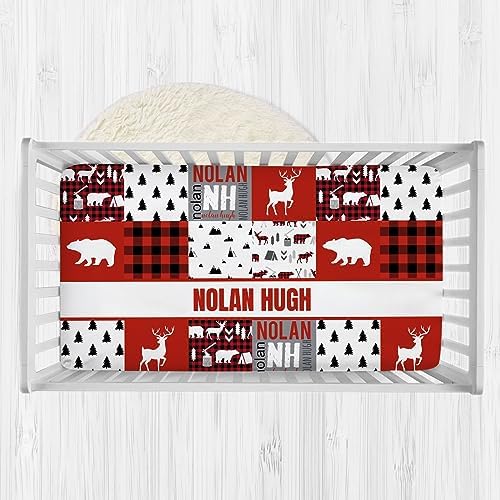 Personalized Baby Crib Sheets with Custom Name