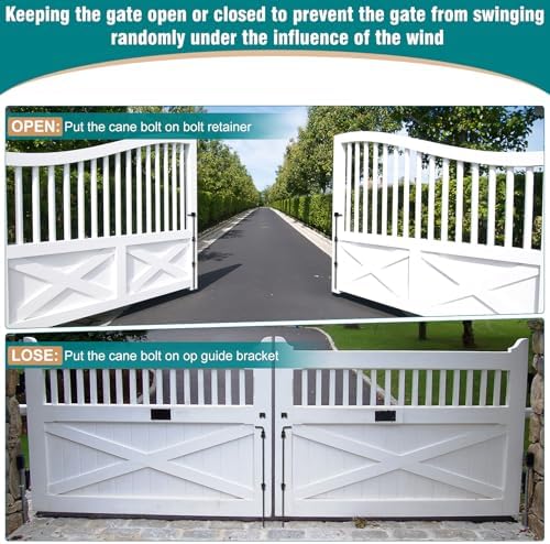 Femotic 24 Inch Gate Drop Rod Hardware 2 Pack 1