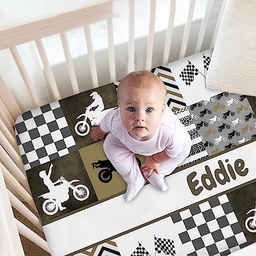 Munific Custom Fitted Crib Sheets with Name