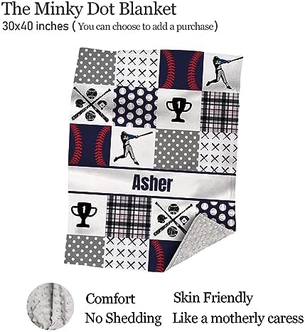 Personalized Baby Crib Sheets with Name for Boys