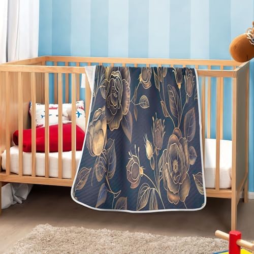 Flildon 30x40 Inch Cotton Swaddle Blanket for Baby