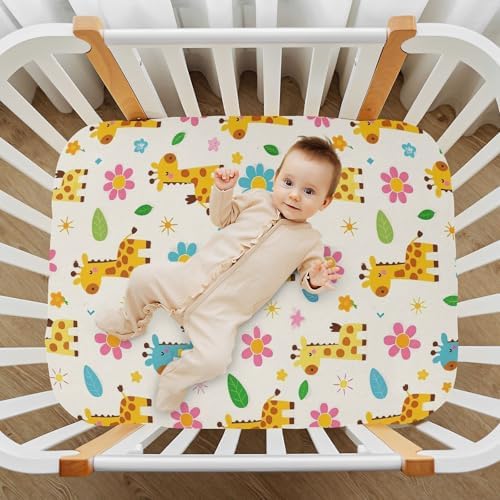 MNSRUU Crib Sheets Soft Breathable Adorable