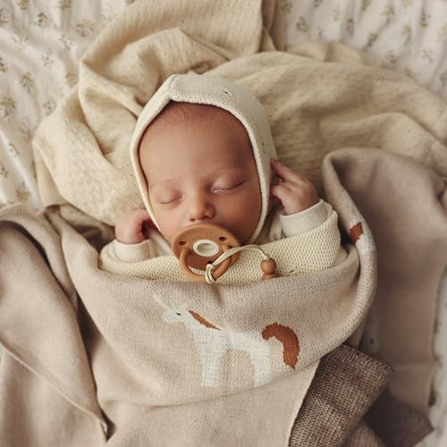 Bleu La La Swaddling Blanket 100 Cotton Unicorn