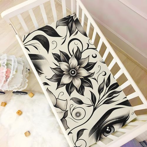 Elegant Eyes Paisley Crib Sheets for Boys and Girls