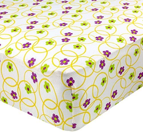 Abstract Cotton Crib Sheets - Ultra Soft Fitted for Baby
