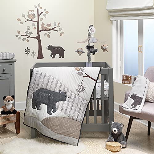 Lambs Ivy Woodland Forest Animals Mini Crib Fitted Sheet