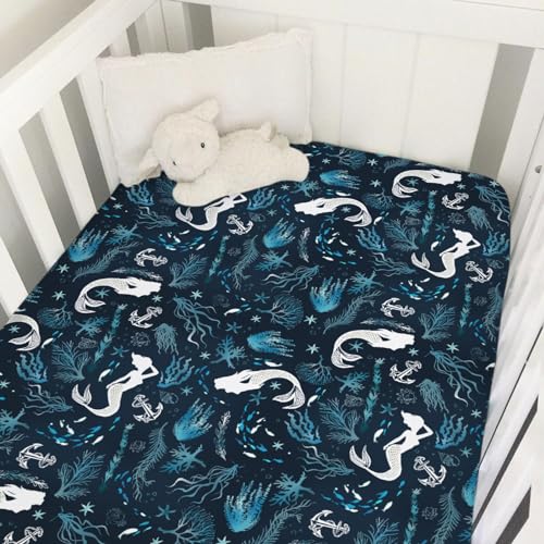 Hwmmbh Undersea Mermaids Crib Sheet 52x28