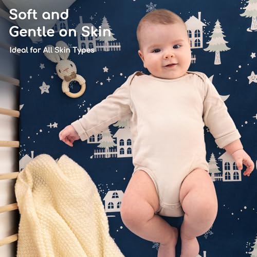 Yukkidds Pack Play Sheets 2 Pack Dark Blue