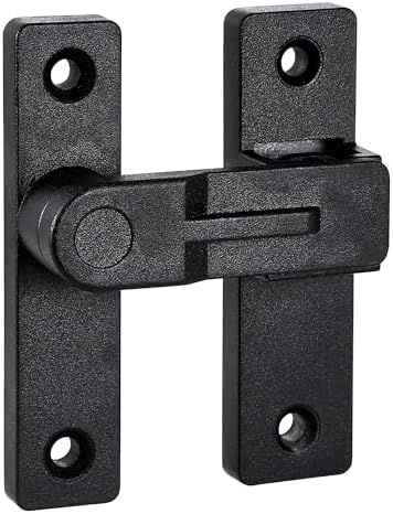 INIRET 2 Packs 180 Degree Flip Latch with Matte Black Finish