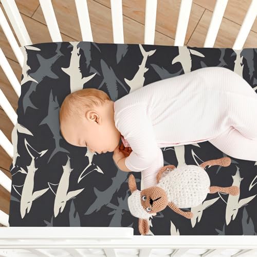 ALAZA Crib Sheets for Girls and Boys Soft Fitted Sheet