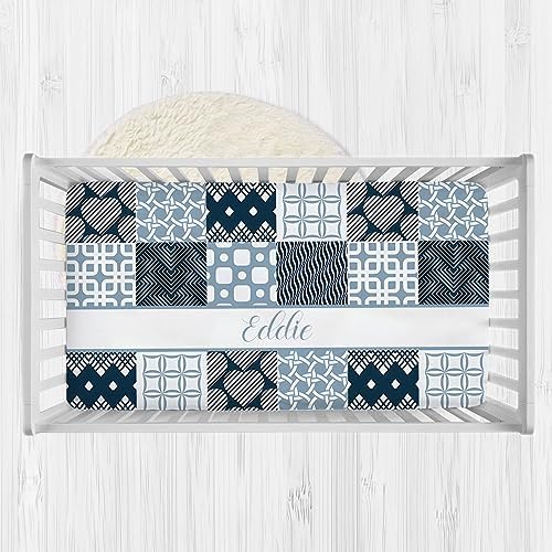 Munific Custom Name Crib Sheets for Boys Girls