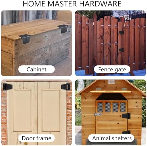 HOME MASTER HARDWARE Self-Closing Gate Kit Black