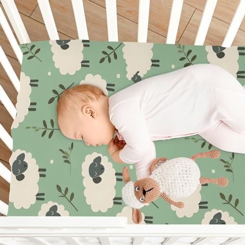 ALAZA Baby Crib Sheets Soft 39x27 Inch