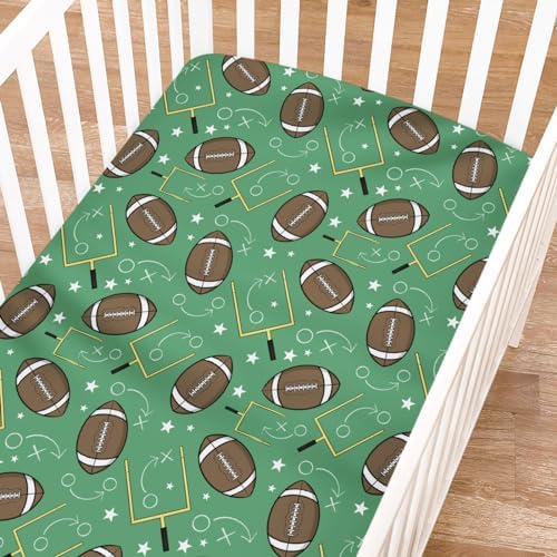 KASTLEE American Football Fitted Crib Sheet 52x28