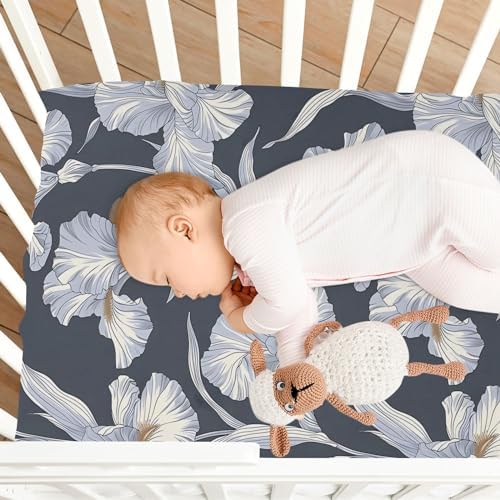 ALAZA Paisley Crib Sheets for Girls and Boys