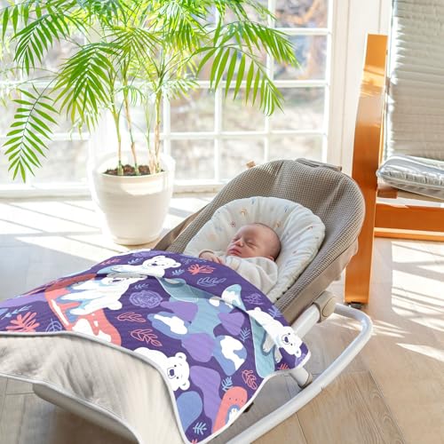 ALAZA Cute Bear Swaddle Blanket 30x40 Inches