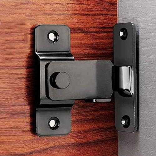 SHAUNI 2Pcs Slide Door Lock Hasp Gate Latch