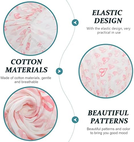 Healeved Bassinet Mattress Pad Cover for Boy Girl
