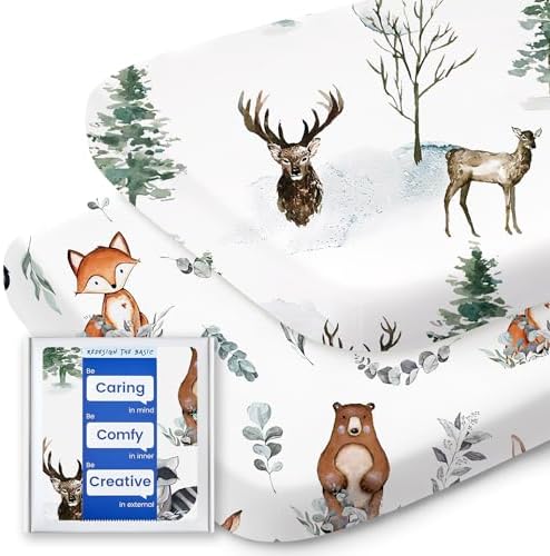TotBasic Buttery Soft Bassinet Fitted Sheet Universal Fit for Baby Mattresses