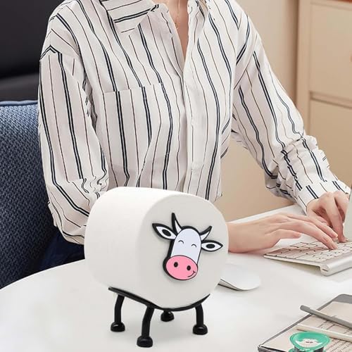 Adorable Cow Toilet Paper Holder for Bathroom Decor