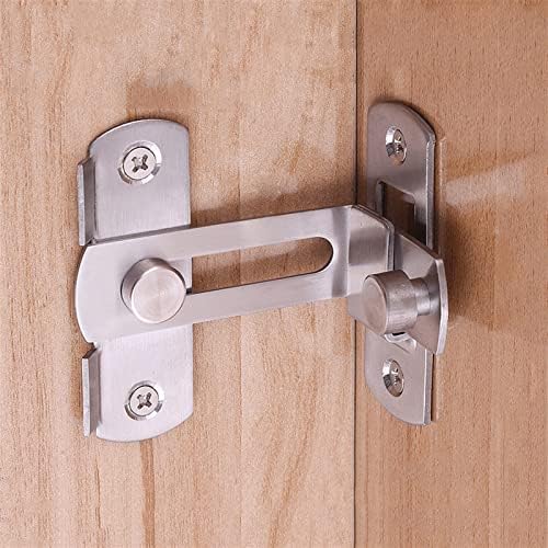 SHAUNI 90 Degree Right Angle Door Lock 1Pcs Black Large