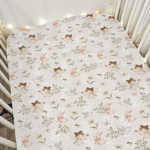 Boho Fairies Baby Crib Sheets 28x52 Inches