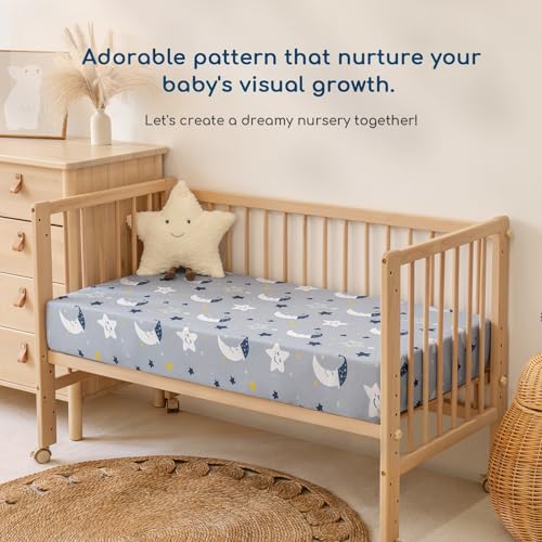 Yukkidds Pack Play Sheets 2 Pack Dark Blue