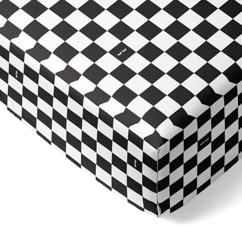Little Sleepies Viscose Bamboo Crib Sheets with Checks