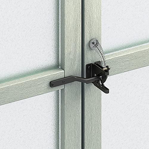 DEIHGE 2 Sets Replacement Wooden Fence Gate Spring Opener Cable Latch