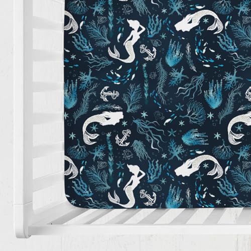 Hwmmbh Undersea Mermaids Crib Sheet 52x28